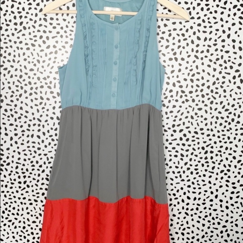 Anthropologie Moulinette Soeurs color block dress